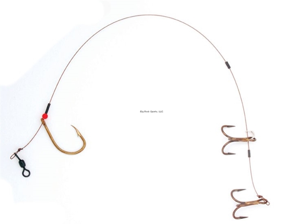 Picture of Joe Bucher Quik Set Sucker Rig, 18" 7-Strand 90 Lb, 1-10/0, 2-2/0 Hooks
