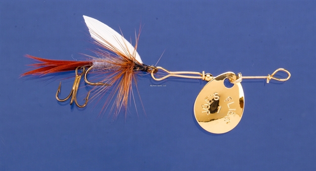 Picture of Joes Short Striker Classic In-Line Spinner Fly, SZ 10, Adams