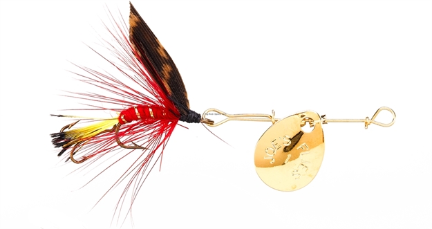 Picture of Joes Short Striker Classic In-Line Spinner Fly, SZ 10, Light Brookie