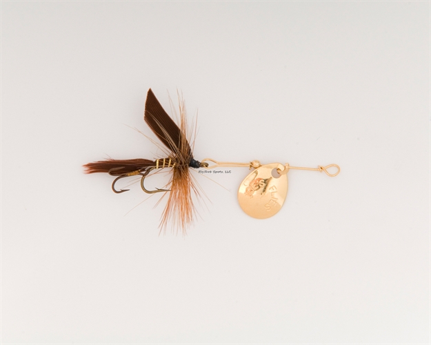Picture of Joes Short Striker Classic In-Line Spinner Fly, SZ 10, March Brown