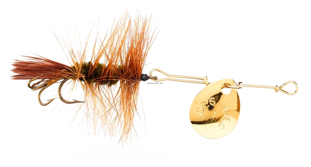 Picture of Joes Short Striker Classic In-Line Spinner Fly, SZ 8, Brown Hackle