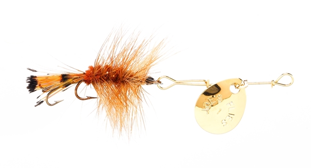 Picture of Joes Short Striker Classic In-Line Spinner Fly, SZ 8, Brown Woolly Worm