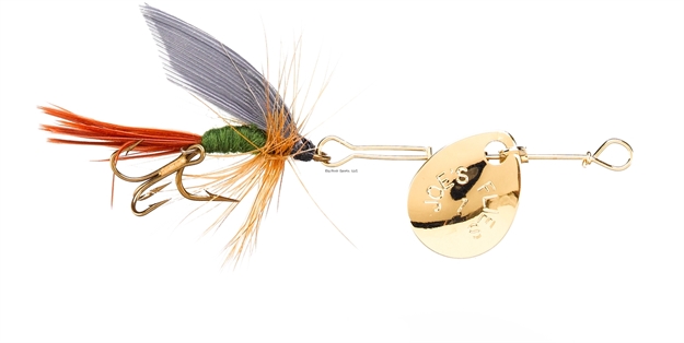 Picture of Joes Short Striker Classic In-Line Spinner Fly, SZ 8, Cowdung
