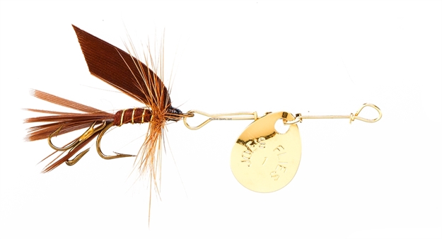Picture of Joes Short Striker Classic In-Line Spinner Fly, SZ 8, March Brown
