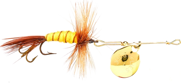 Picture of Joes Short Striker Classic In-Line Spinner Fly, SZ 8, Meal Worm