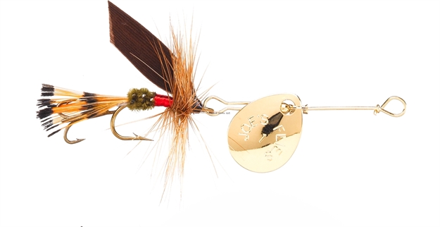Picture of Joes Short Striker Classic In-Line Spinner Fly, SZ 8, Potomac Coachman