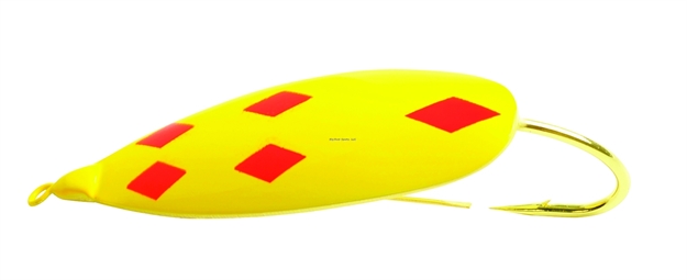 Picture of Johnson Silver Minnow Weedless Spoon, 2 1/2", 1/2 Oz, Five OF Diamonds, 1/Pack