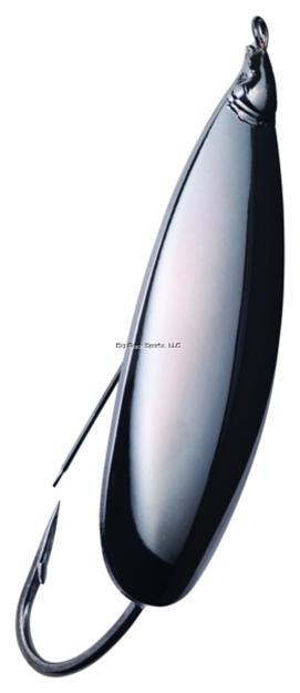 Picture of Johnson Silver Minnow Weedless Spoon, 2", 1/4 Oz, Black, 1/Pack