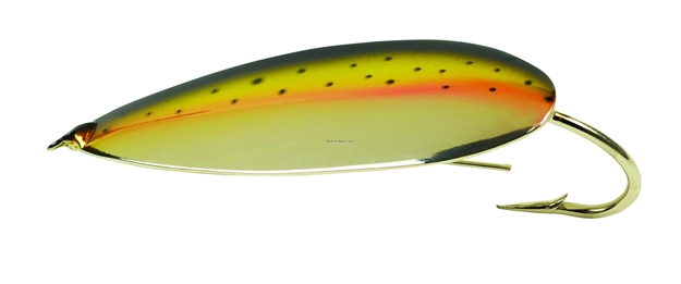 Picture of Johnson Silver Minnow Weedless Spoon, 3 3/4", 1 1/8 Oz, Chrome Trout, 1/Pack