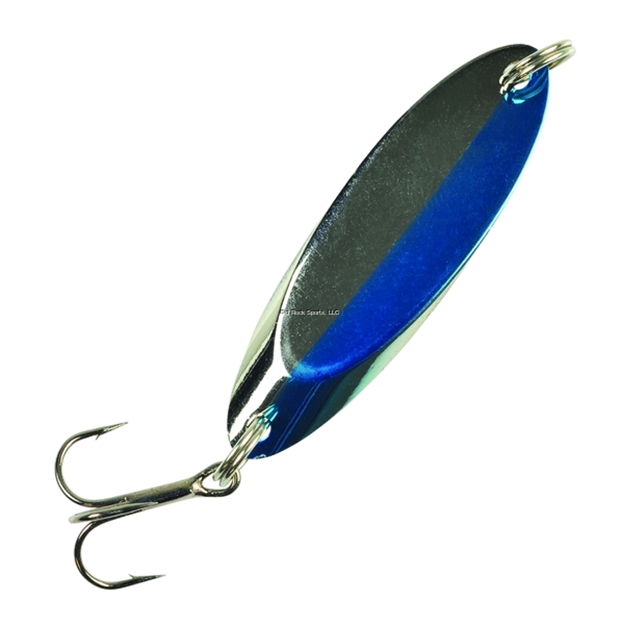 Picture of Johnson Splinter Spoon, 1 3/4", 1/4 Oz, Nickel Nickel Blue, 1/Pack