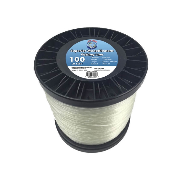 Picture of Joy Fish 5 LB Spool Monofilament Fishing Line-100Lb Clear