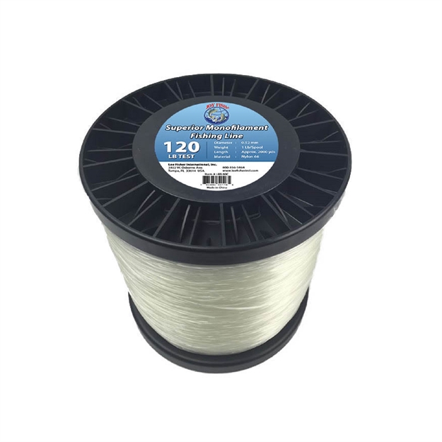 Picture of Joy Fish 5 LB Spool Monofilament Fishing Line-120Lb Clear