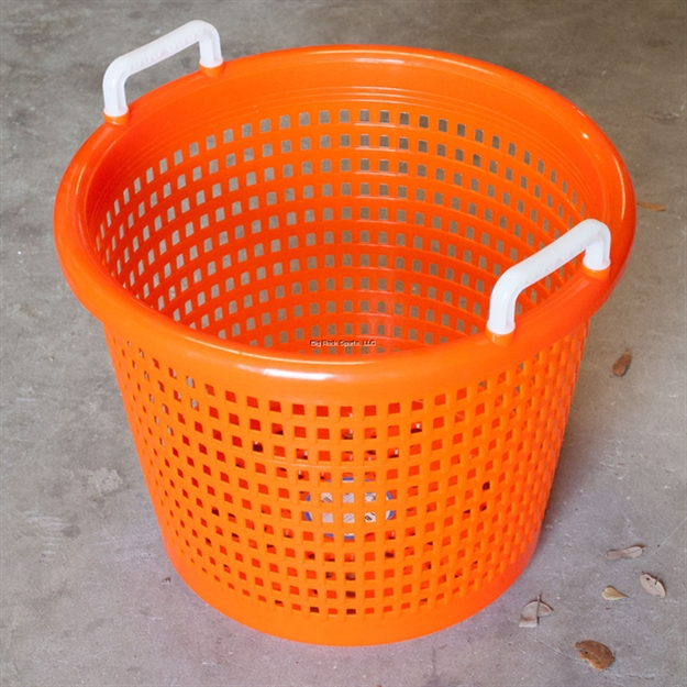 Picture of Joy Fish Fish Basket HD Orange Plastic Basket With Handles 40Lb Capacity