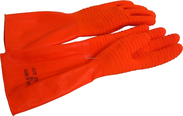 Picture of Joy Fish Gator Tuff Latex Waterproof Glove SZ 9 W/Crnkl Fin