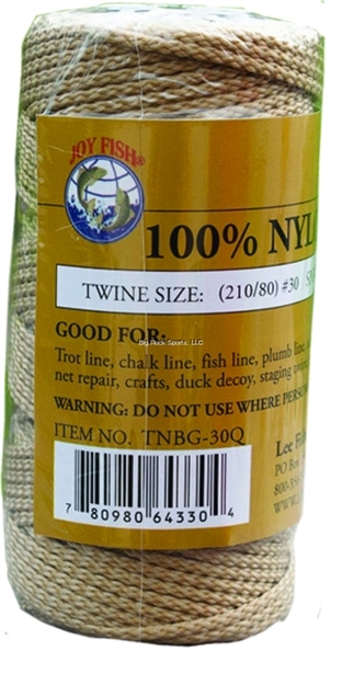 Picture of Joy Fish Gold Braided Nylon Twine 1/4Lb Spool SZ 36