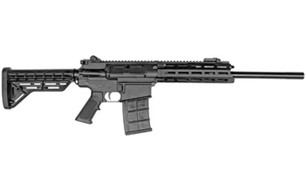 Picture of Jts Group Ar-Style Semi-Auto Shotgun, 12 Ga., 3", 18.7" Bbl, Black, Synth. Stock, Alum. Forearm W/Mlok, Pic. Rail, 2 5-Rnd Mags M12AR