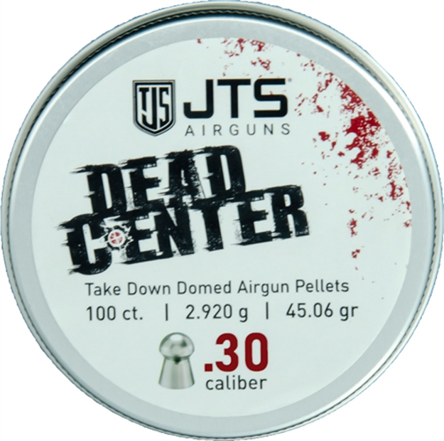 Picture of Jts Pellets Dead Center 30 Domed 45.06 GR 100Ct JAC128