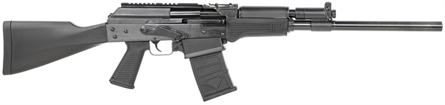 Picture of  Jts Shotgun M12ak M12ak  12 Gauge Semi-Auto 3" 5- 2.75" Shells, 18.70" Black Steel Barrel, Black Receiver, Black Fixed Synthetic Stock, Black Polymer Grip 814447011396