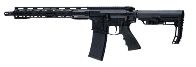 Picture of Juggernaut Jcrhfff15ab Jte-15 *Ca Compliant 5.56X45mm Nato 16" 10+1 Black Cerakote Fixed Stock Mlok
