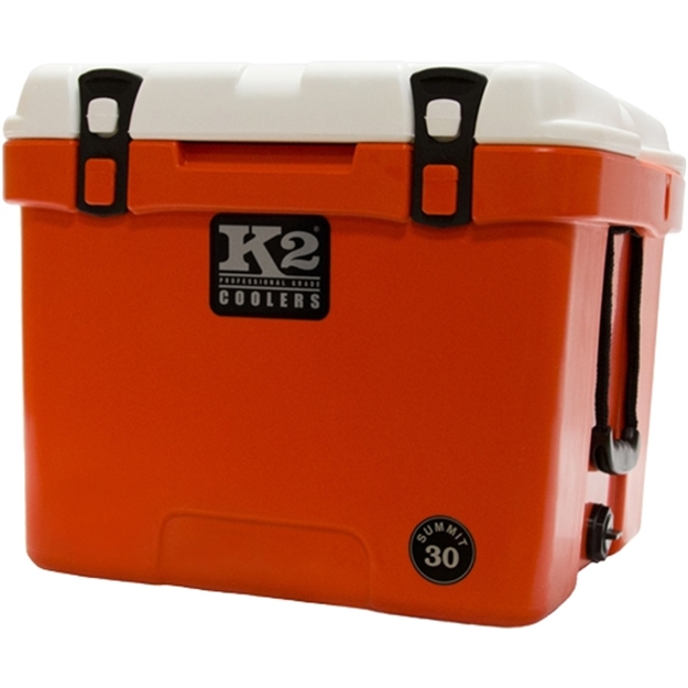Picture of K2 Coolers Coolers Summit Series 30 QT Coll Series Orange/White Lid