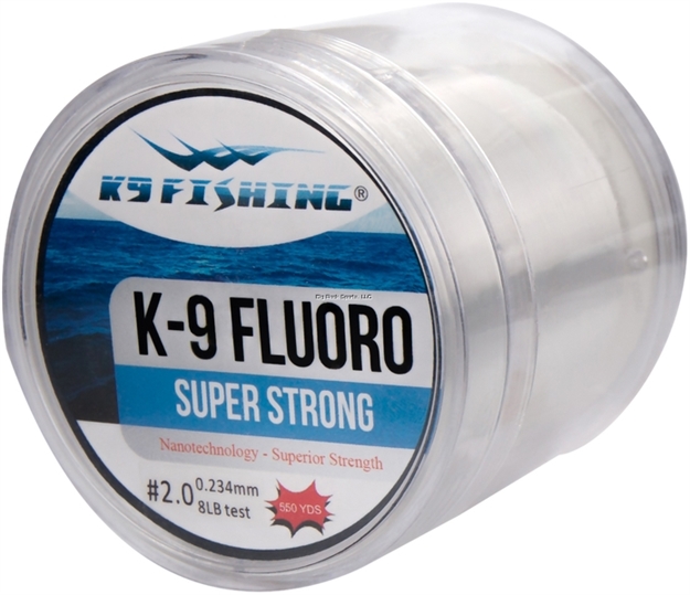 Picture of K9 Clear Fluoro Line 550 Yard Spool 14Lb Test
