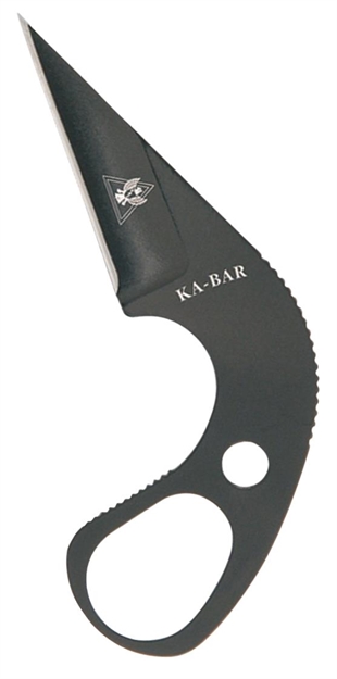 Picture of  Ka-Bar 1478Bp Tdi Law Enforcement 1.63" Fixed Drop Point Plain Black 9Cr18mov SS Blade & Handle, Includes Sheath 617717514784
