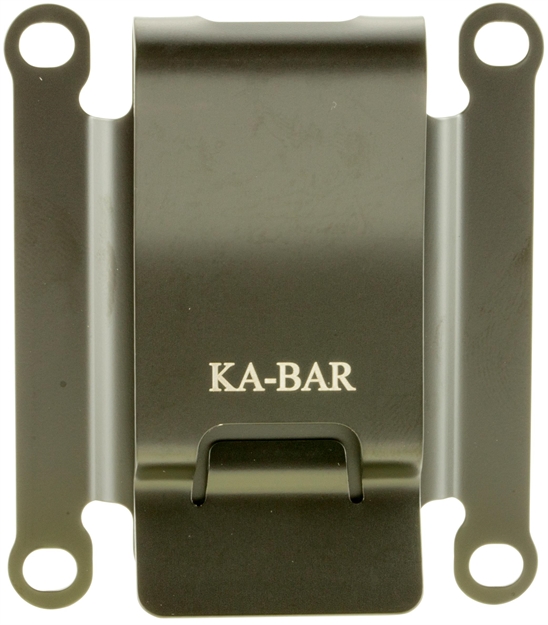 Picture of  Ka-Bar 1480Clip Belt Clip  For Ka-Bar Tdi/Hinderer/Becker, Black Metal 617717814808