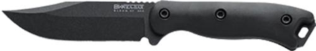 Picture of Ka-Bar Bk17 Short Becker Fixed 4.38" 1095 Cro-Van Blk Clip Point Zytel Blk
