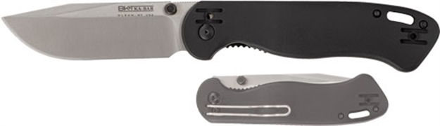 Picture of Ka-Bar Knives Becker Folder 3.55" Satin Fine Edge W/Pocket Clip< BK40
