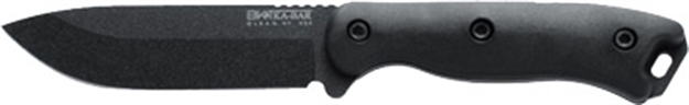 Picture of  Ka-Bar Bk16 Becker  4.38" Fixed Drop Point Plain Black 1095 Cro-Van Blade, Black Ultramid Handle, Includes Sheath 617717200168