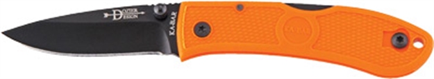 Picture of Ka-Bar Knives Inc Dozier Folding Hunter 3" Blaze Orange 4062BO 617717640629