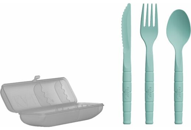 Picture of Ka-Bar Knives Lunch Pal W/Spoon/Fork/ Knife With Lightweight Case 9939