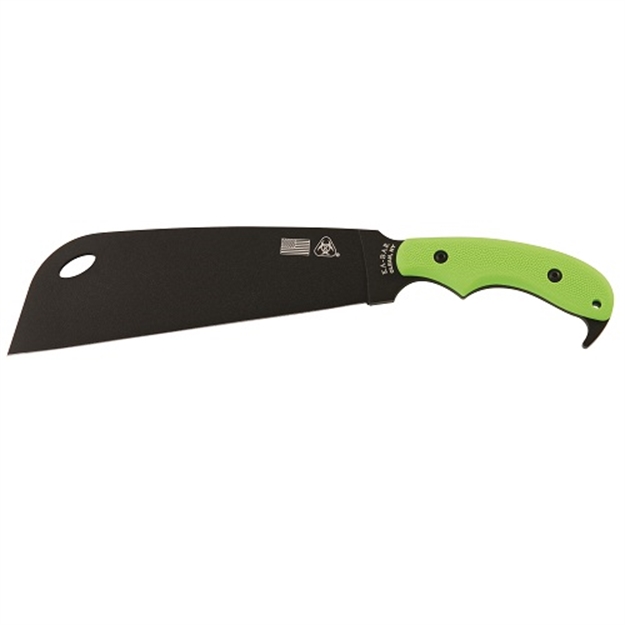 Picture of Ka-Bar Zomstro Fixed 10.25 IN Black Blade Zombie Green Gfn