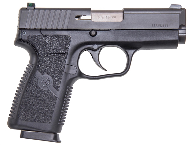 Picture of Kahr Arms Kp9094na P9 Standard *Ca Compliant* Double 9Mm Luger 3.5" 7+1 Black Polymer Grip/Frame Grip Black Stainless Steel