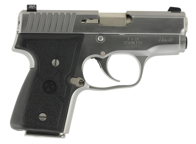 Picture of  Kahr Arms M9098na MK Elite *Ca Compliant 9Mm Luger Caliber 3" Barrel 6+1/7+1, Stainless, Black Grip