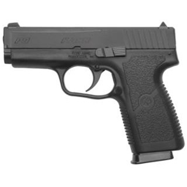 Picture of  Kahr Arms Kp4544n P *Ca Compliant 45 Acp Caliber With 3.40" Barrel, 6+1 OR 7+1 Capacity, Black Finish Frame, Serrated Matte Black Stainless Steel Slide, Textured Polymer Grip & Truglo Night Sights 602686108294