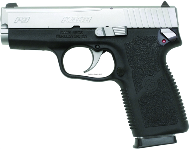 Picture of Kahr Arms P9 Premium Semi Auto Pistol 9Mm, 3.565 In, Poly Grp, 7+1 Rnd, Blk Frame, DA