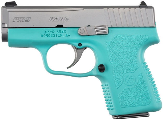 Picture of Kahr Arms Pm9 9Mm 3 Robbin Egg Blue SS 2 6Rd 1 7Rd PM9093CABBEL 602686421164