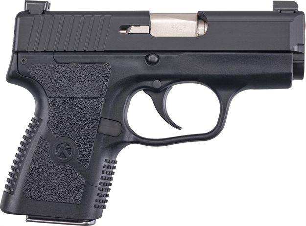 Picture of  Kahr Arms Pm90g94n PM  9Mm Luger 6+1 7+1 3.10" Polygonal Rifled Barrel/Matte Stainless Steel Serrated Matte Stainless Steel Slide Black Polymer Frame Black Textured Polymer Grips Right Hand 602686063494