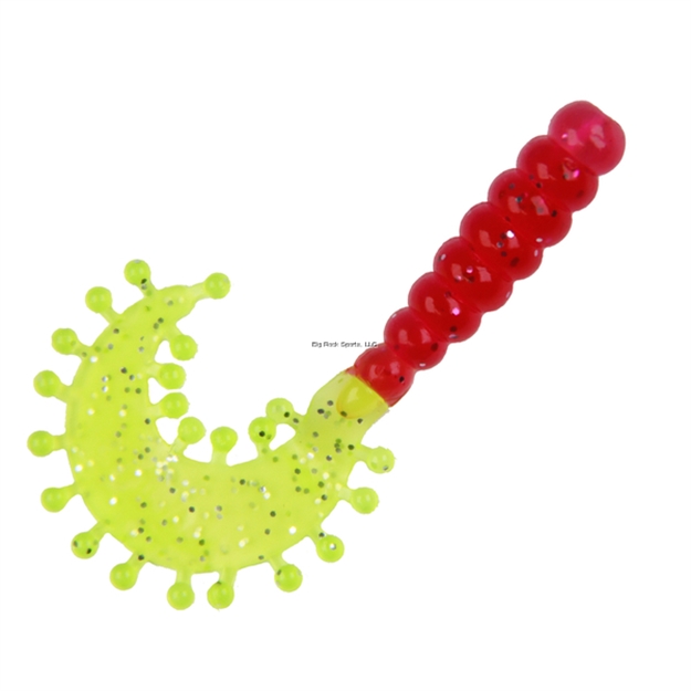 Picture of Kalin 2" Triple  Tickle Grub - 10Pk - Red Hot Mama