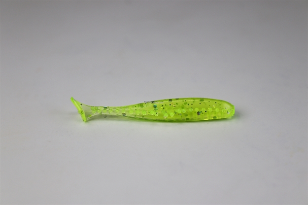Picture of Kalin 2" Triple  Tickle Tail - 10Pk - Chartreuse Hologram