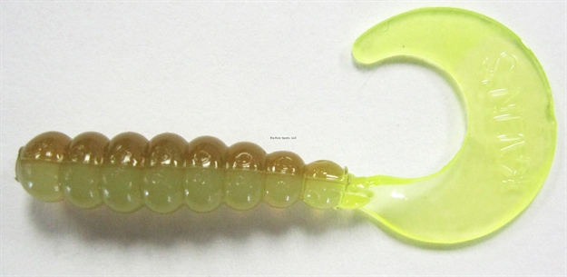 Picture of Kalin 2" Triple Threat Grub-50 Pack Green Weenie