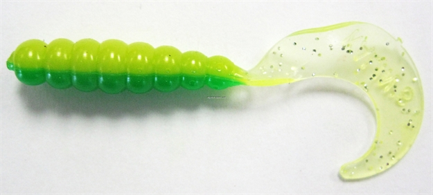 Picture of Kalin 2" Triple Threat Grub-50 Pack John Deere Green