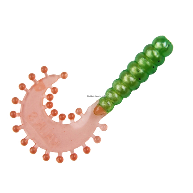 Picture of Kalin 2" Triple Tickle Grub - 10Pk - Fire Tiger