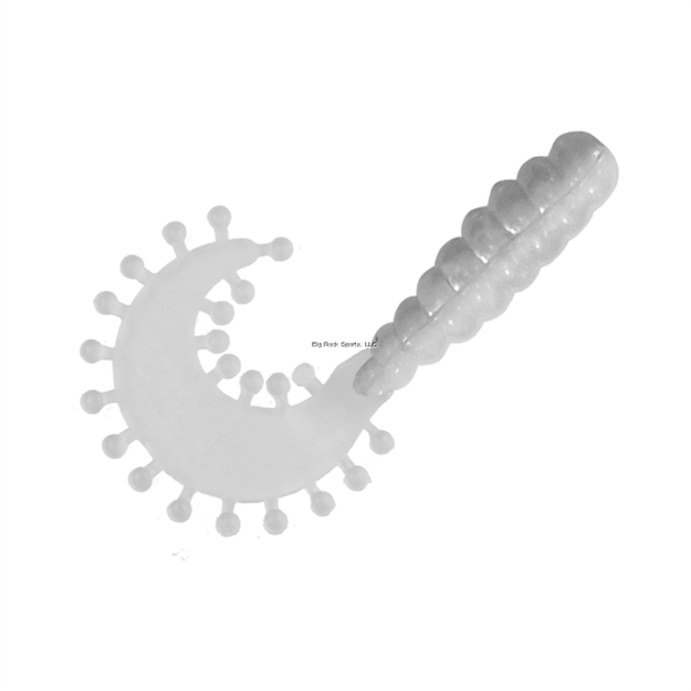 Picture of Kalin 2" Triple Tickle Grub - 10Pk - White