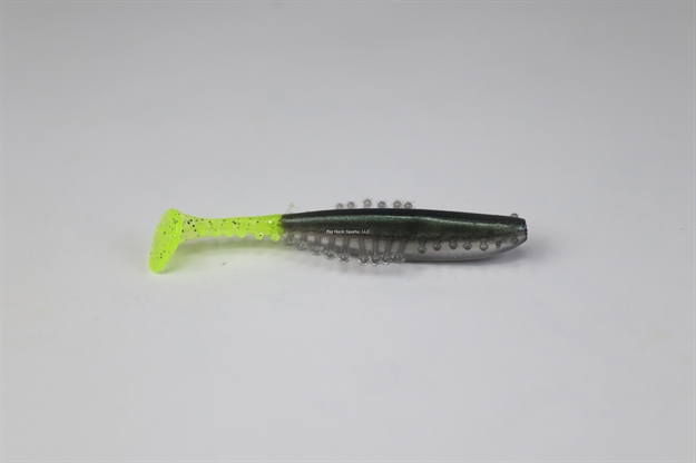 Picture of Kalin 2" Triple Tickle Tail - 10Pk - Ttennessee Shad/Chartreuse