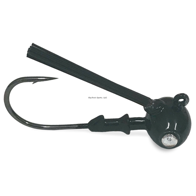 Picture of Kalin Google Eye Football Jig, 2Pk, 1/2Oz, Black