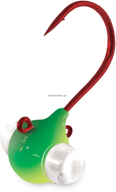 Picture of Kalin Google Eye Live Bait Series Jig, 1/4 Oz, Chartreuse Green