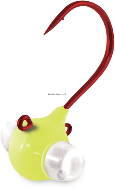 Picture of Kalin Google Eye Live Bait Series Jig, 3/8 Oz, Chartreuse