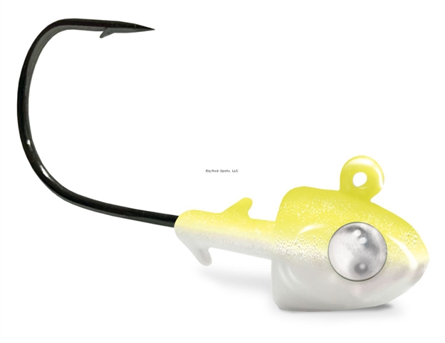 Picture of Kalin Google Eye Swimbait Jig, 2Pk, 1/2Oz, Chartreuse Shad